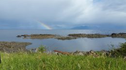 View of Clarence Strait and the Inside Passage from Prince of Wales Island, Alaska