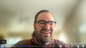 John Quick talking on podcast