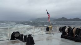 Alaska Marine Highway ferry in a storm by Prince of Wales Island June 2016