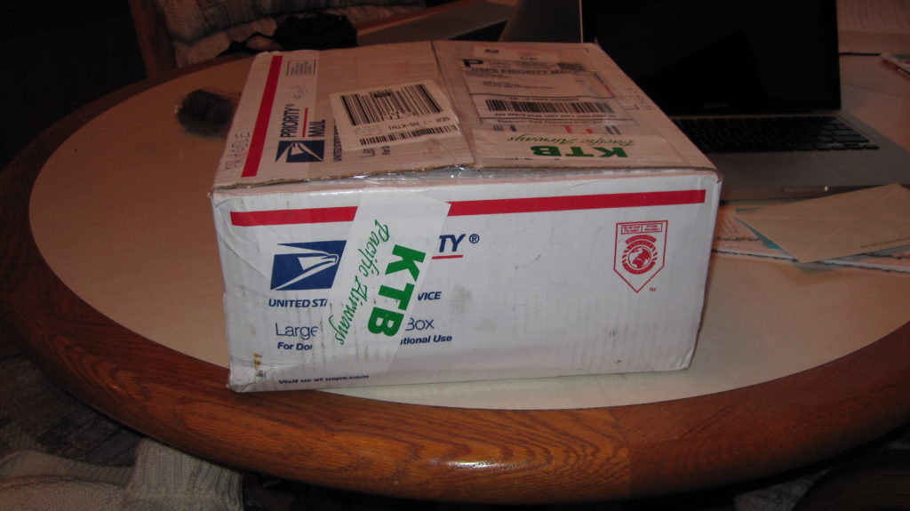 Priority package sent to Alaska with damage
