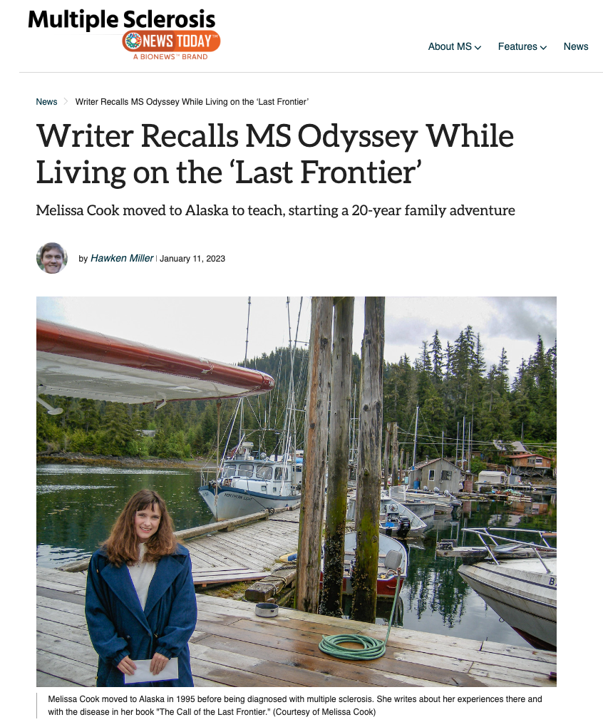 Melissa Cook standing on remote Alaska dock